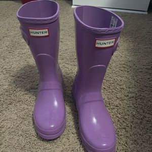 Purple Short Hunter Boots